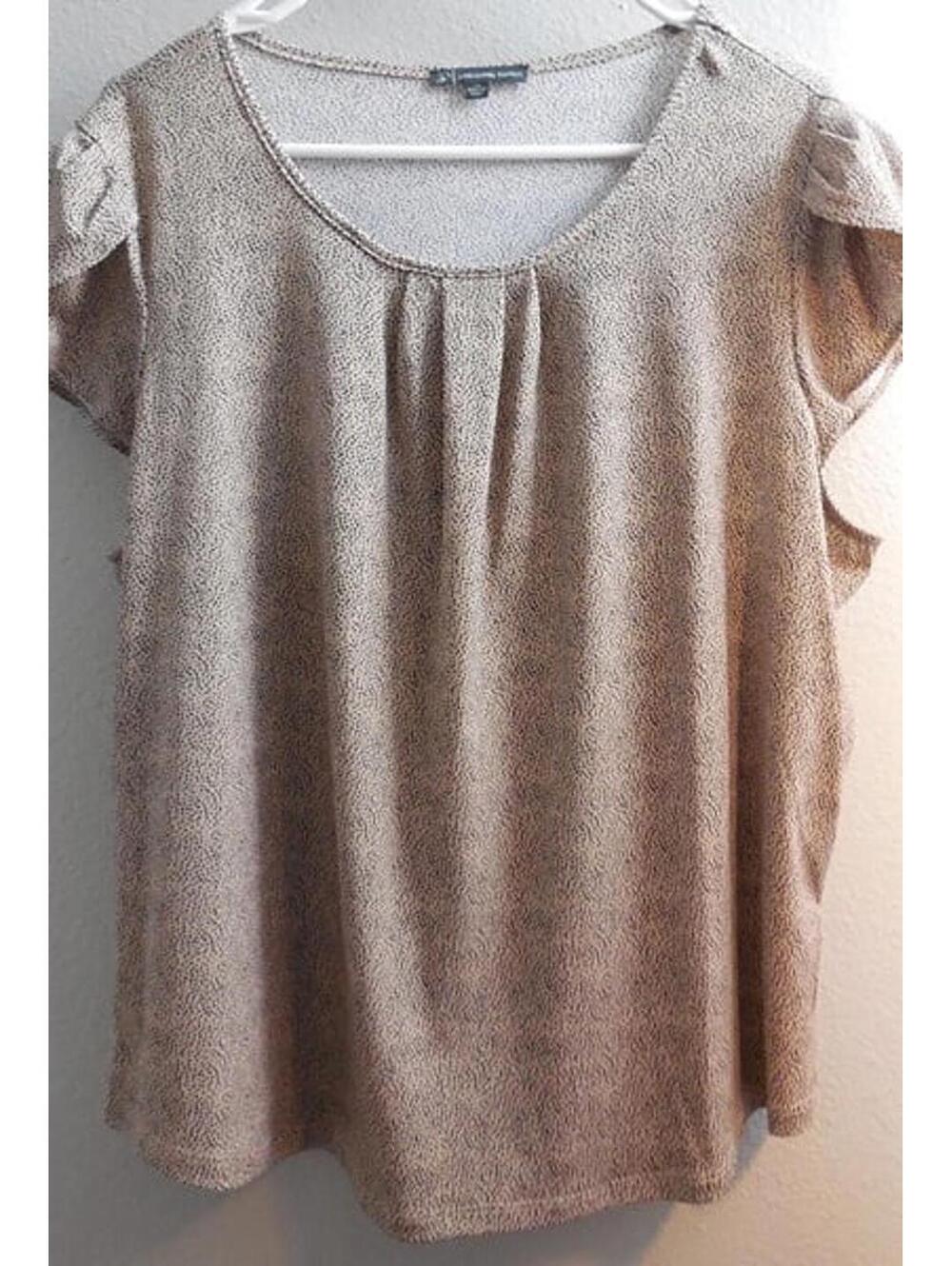 Women’s Cap Sleeve Blouse by Adrianna Papell - Size XL